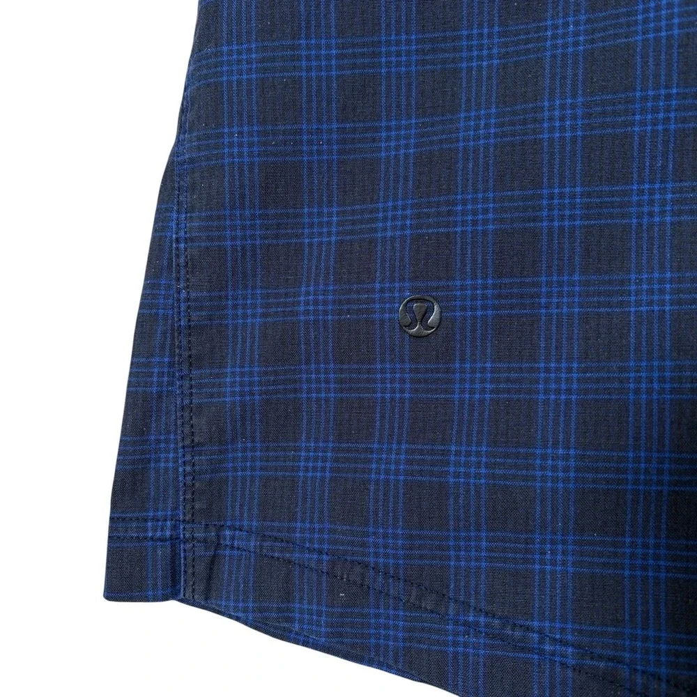 Lululemon Shorts Mens 34 Plaid Performance Stretch‎ Chino 9.75